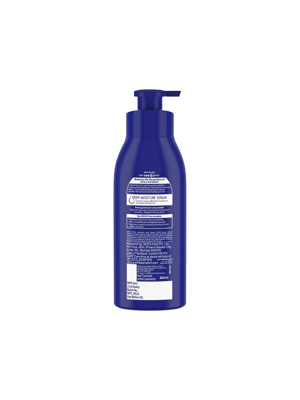 Nivea Body Lotion Oil In Lotion Cocoa Nourish For Very Dry Skin 400 ml