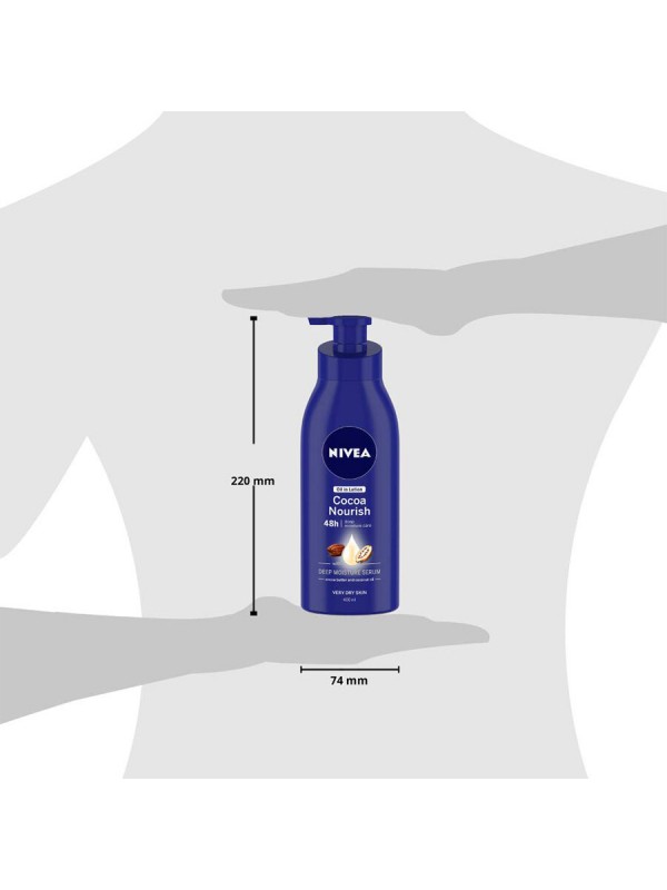 Nivea Body Lotion Oil In Lotion Cocoa Nourish For Very Dry Skin 400 ml