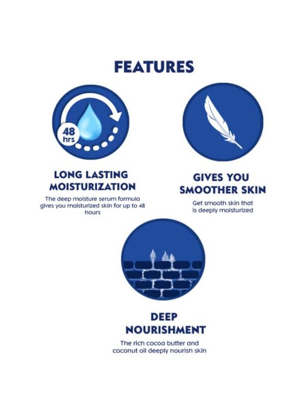 Nivea Body Lotion Oil In Lotion Cocoa Nourish For Very Dry Skin 400 ml