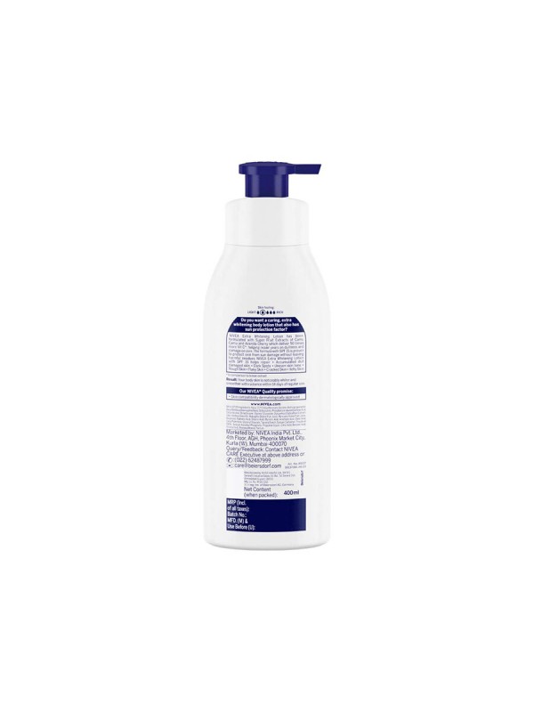 Nivea Body Lotion Extra Whitening Cell Repair SPF 15 For All Skin Types 400 ml
