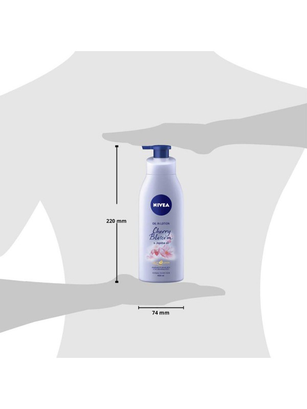Nivea Body Lotion Oil In Lotion Cherry Blossom & Jojoba Oil 400 ml