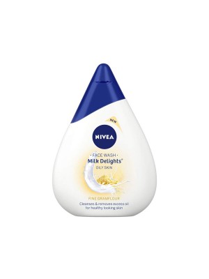 Nivea Face Wash Milk Delights Fine Gramflour Oily Skin 100 ml