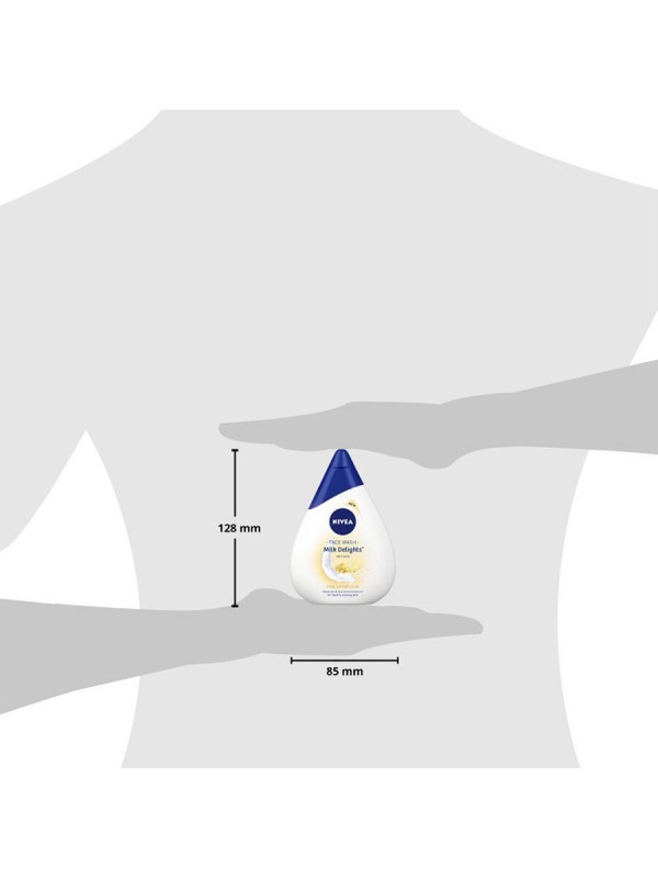 Nivea Face Wash Milk Delights Fine Gramflour Oily Skin 100 ml
