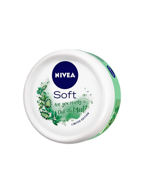 Nivea Soft Light Moisturising Cream Chilled Mint 100 ml