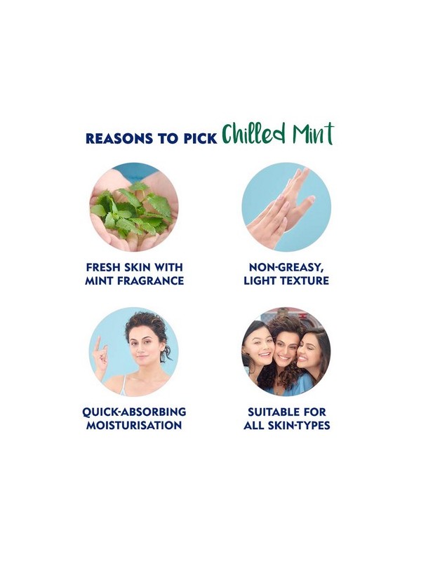 Nivea Soft Light Moisturising Cream Chilled Mint 100 ml