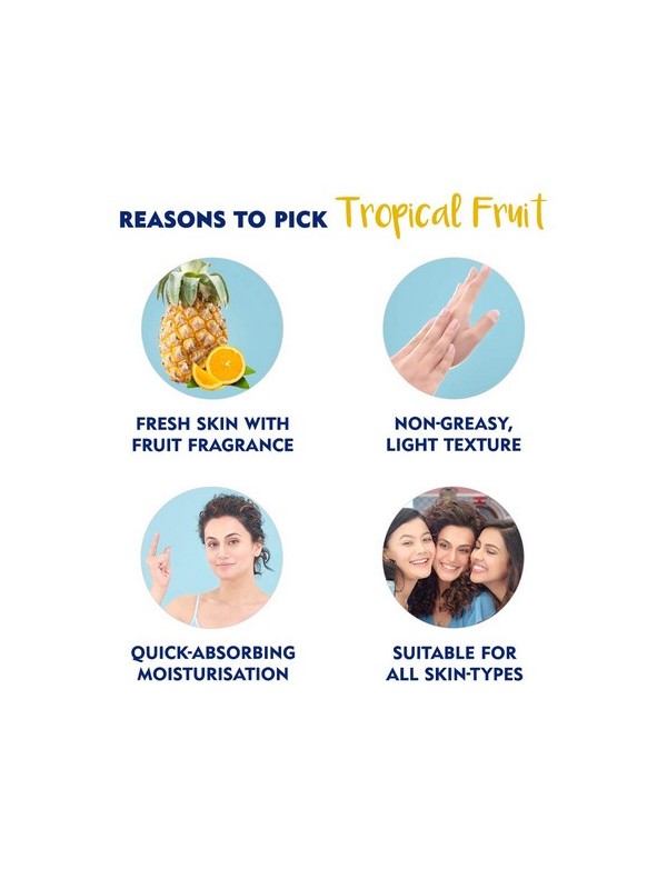 Nivea Soft Light Moisturising Cream Tropical Fruit 200 ml