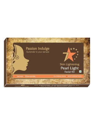 Passion Indulge Skin Lightening Pearl Light 7 Star Facial Kit (Buy 1 Get 1 Free) 500 gm