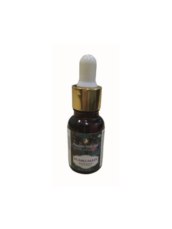 Passion Indulge Ayurvedic Kumkumadi Pure & Natural Miracle Facial Oil - 10 ml