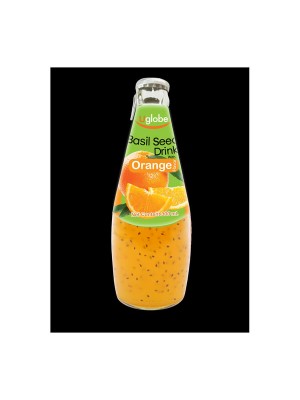 U Globe Basil Seed Drink Orange (300 ml)