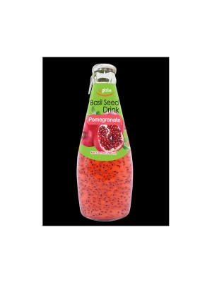 U Globe Basil Seed Drink Pomegranate (300 ml)