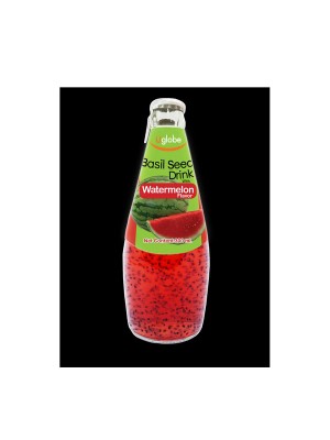 U Globe Basil Seed Drink Watermelon (300 ml)