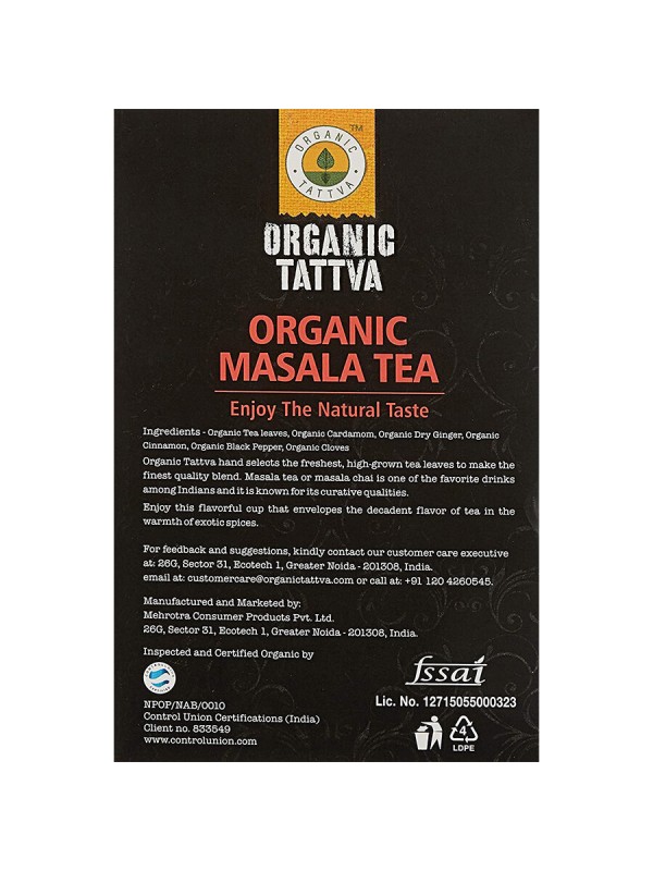 Organic Tattva Organic Masala CTC Tea 200 gm