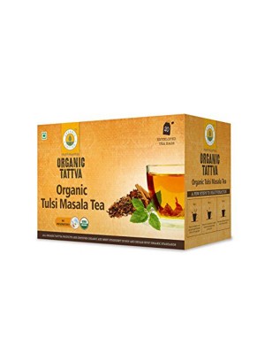 Organic Tattva Organic Tulsi Masala Tea (20 Teabags) 40 gm