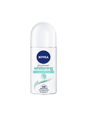 Nivea Whitening Sensitive Roll-On Deodorant Roll-On - For Men & Women (50 ml)