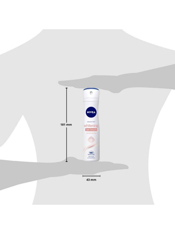 Nivea Deodorant Whitening Talc Touch Women 150 ml