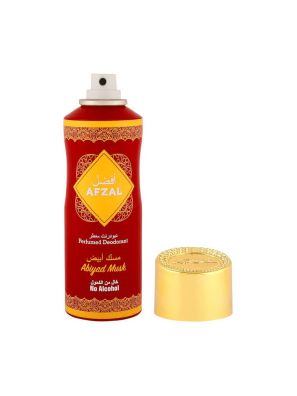 Afzal Non Alcoholic Abiyad Musk Deodorant 200 ml