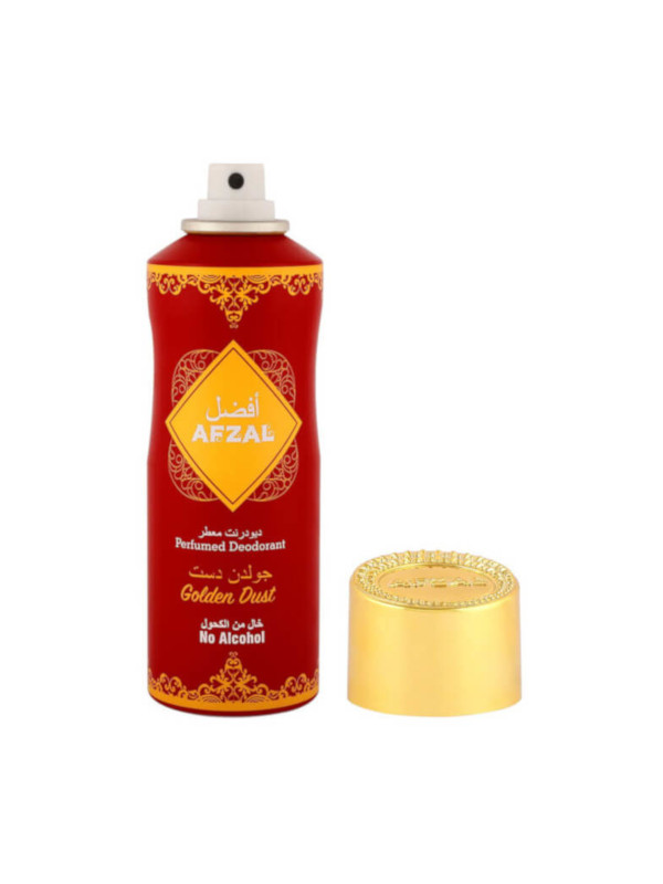 Afzal Non Alcoholic Golden Dust Deodorant 200 ml