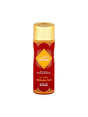 Afzal Non Alcoholic Mukhallat Oudh Deodorant 200 ml