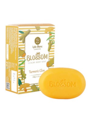 Blossom Turmeric Glow Soap For Men & Women - 100 gm