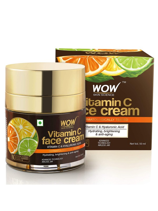 Wow Skin Science Vitamin C, Face Cream - Oil Free For All Skin Types 50 ml