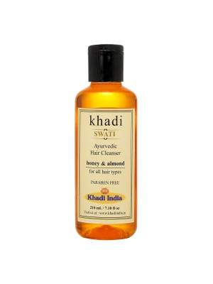 Swati Khadi Honey & Almond Hair Cleanser 210 ml