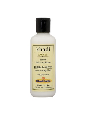 Swati Khadi Herbal Hair Conditioner Jasmine & Aloevera 210 ml