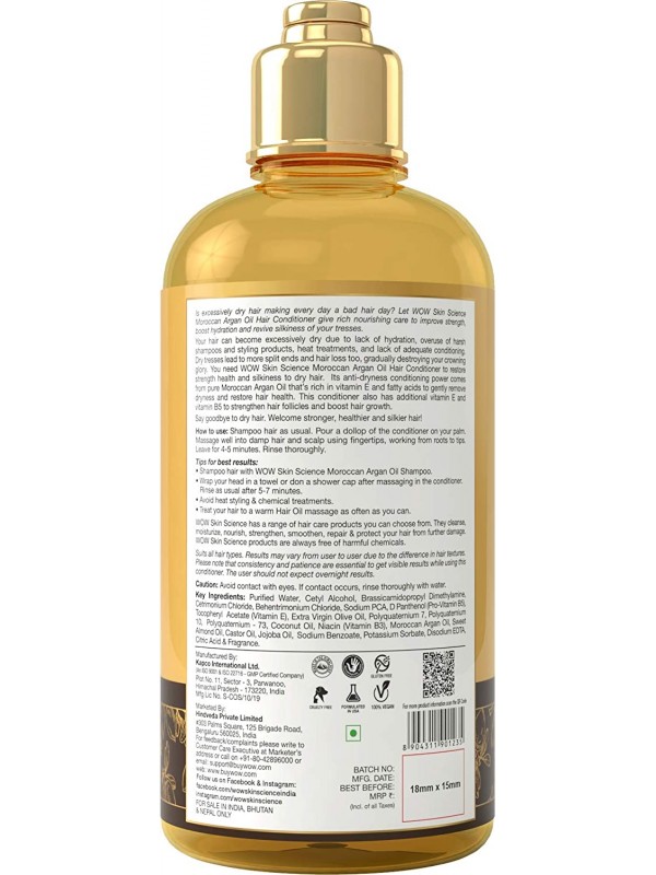 Wow Skin Science Hair Loss Control Therapy Shampoo 500 ml