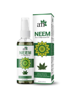 Aroma Musk USDA Organic 100% Pure Cold Pressed Neem Oil For Hair, Skin & Nails - Natural Insect Repellent, 100 ml