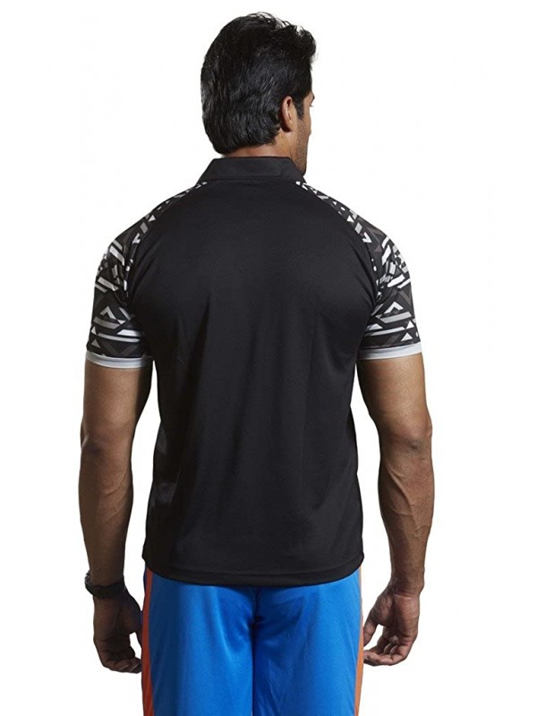 Active Wear T-Shirts - 1603 Black Casual Sports T-Shirt - Xx-Large