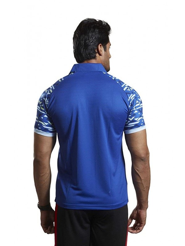 Active Wear T-Shirts - 1603 Blue Casual Sports T-Shirt - Xx-Large