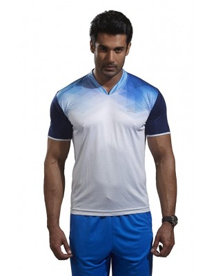 Active Wear T-Shirts - 1604 Navy Casual Sports T-Shirt - Medium
