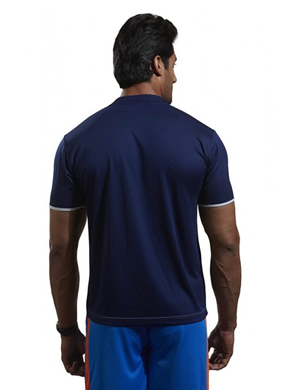 Active Wear T-Shirts - 1604 Navy Casual Sports T-Shirt - Medium