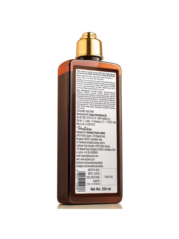 Wow Skin Science Ubtan Body Wash 250 ml