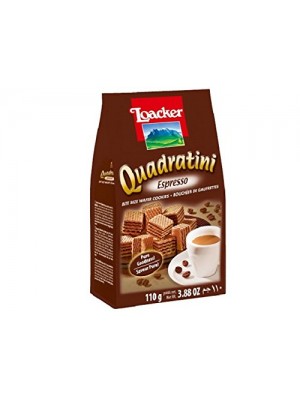 Loacker Quadratini Espresso 110 gm