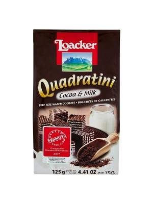 Loacker Cocoa And Milk 125gm