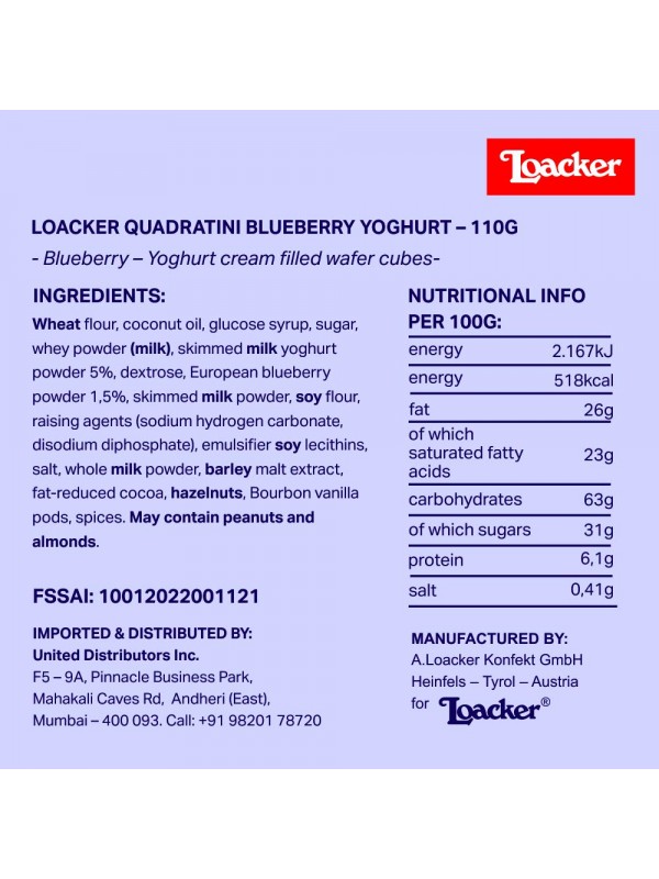 Loacker Choco & Coco 22gm