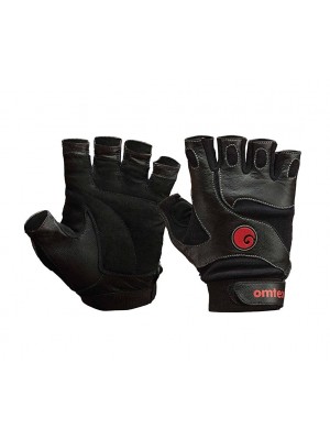 Ace Gym Gloves Half Finger Gloves With Adjustable Strap, Best Black Gym Gloves - Medium