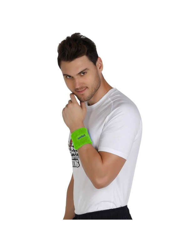 Wrist Sweat Band 3 Inches - Green
