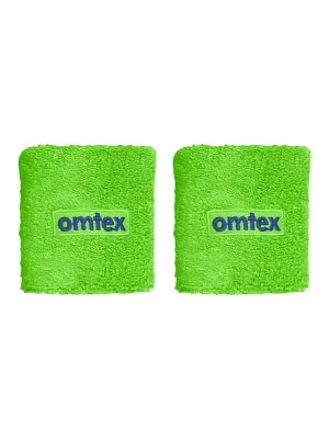 Wrist Sweat Band 3 Inches - Green Pack Of 2