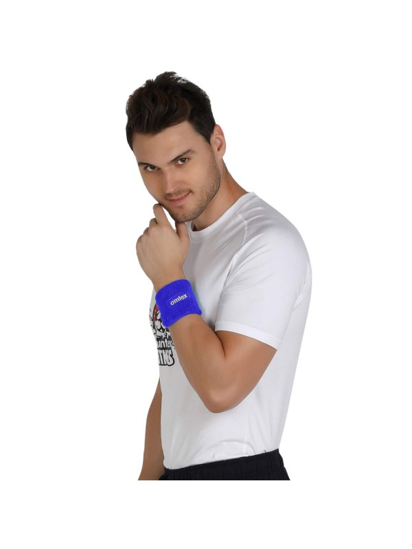 Wrist Sweat Band 3 Inches - Royal Blue
