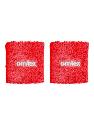 Wrist Sweat Band 3 Inches - Red Pack Of 2