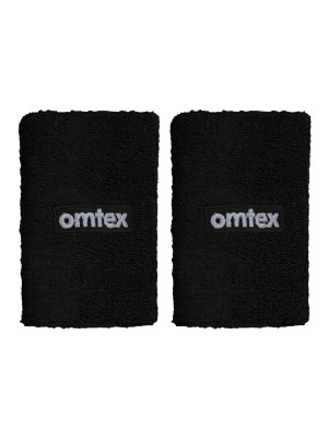 Wrist Sweat Band 5 Inches - Black Pack Of 2