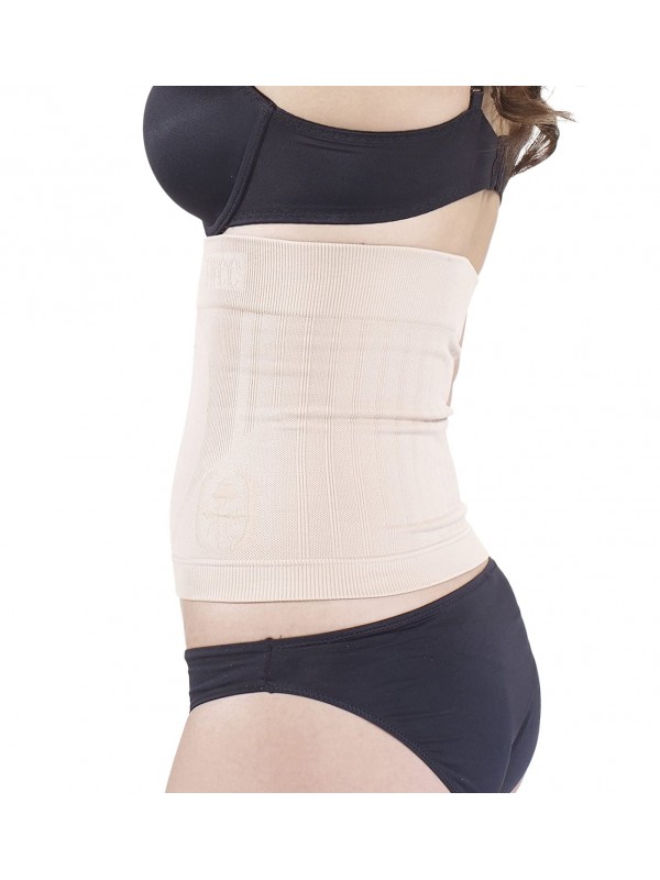 Women's Plain/Solid Shapewear Top (Lilacnuxl_Beige_X-Large)