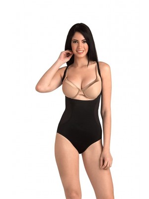 Women's Plain/Solid Shapewear Top (Opal-Black-Xl_Black_X-Large)