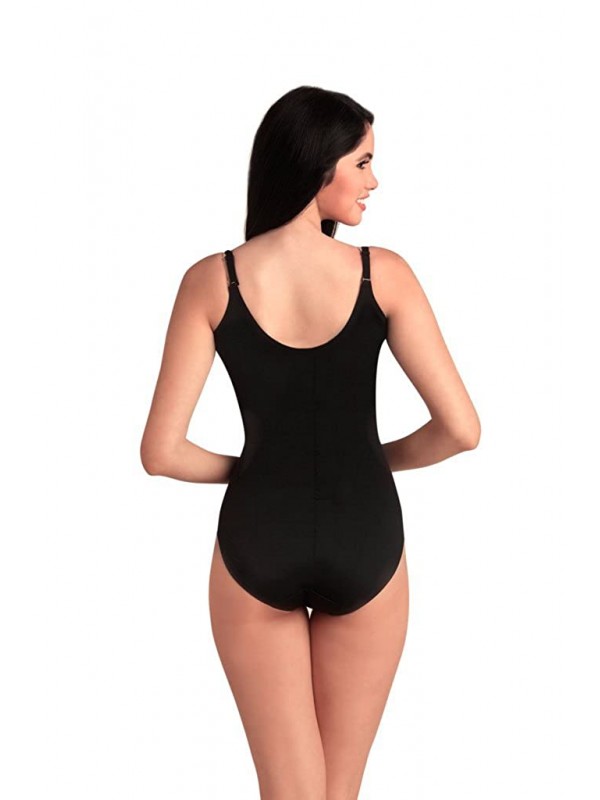 Women's Plain/Solid Shapewear Top (Opal-Black-Xl_Black_X-Large)