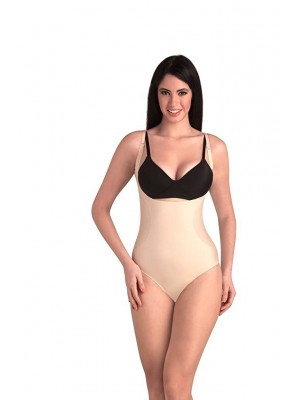 Women's Plain/Solid Shapewear Top (Opal-Nude-Xxl_Beige_Xx-Large)