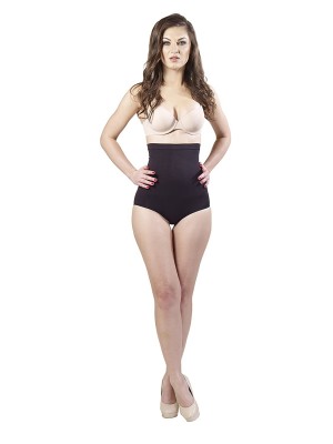 Women's Plain/Solid Shapewear Top (Orchidbl_Black_Large)