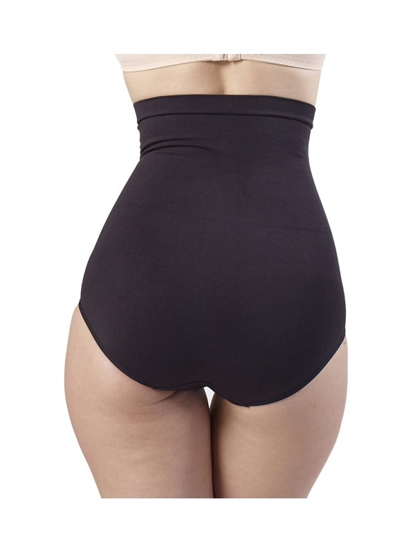 Women's Plain/Solid Shapewear Top (Orchidbl_Black_Large)